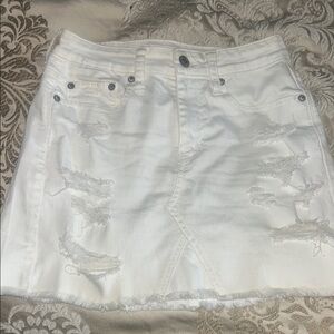 American Eagle Outfitters White Mini Pencil Skirt